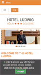Mobile Screenshot of hotelludwig.de